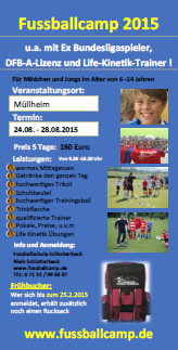 Fussballcamp2015 Flyer